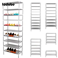 multilayer simple shoe rack easy to install shoes storage shelf home dorm dustproof nonwoven fabric space saver shoe cabinet