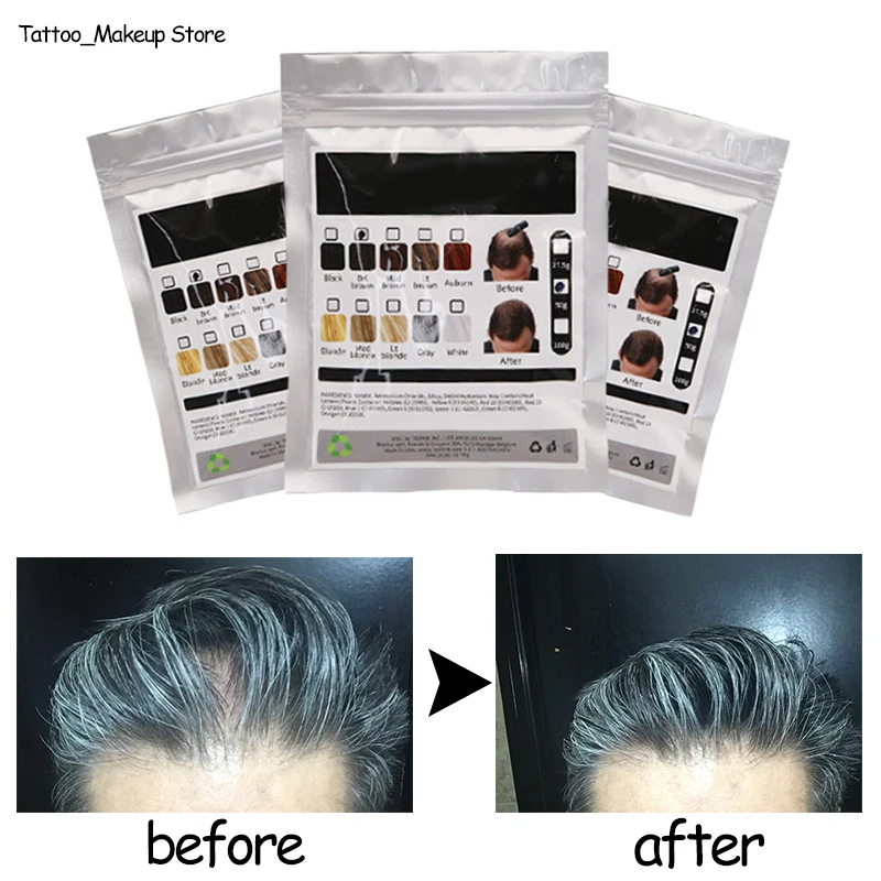 

50gHair Fiber Keratin Spray Hair Fiber Thickening Loss Products Fast-growing Powder Supplement Construction Increase Hair Volume