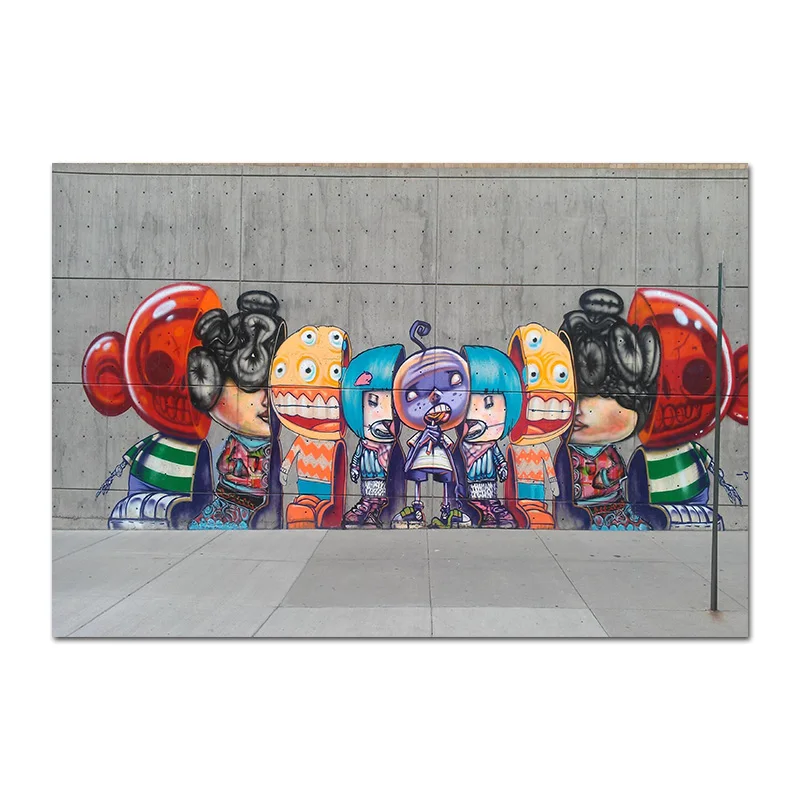 Детская комната плакат мультфильм Утопия картина стены искусства холст печать