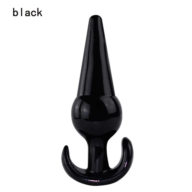 Анальная пробка эротическая прозрачная мягкая для женщин мастурбации