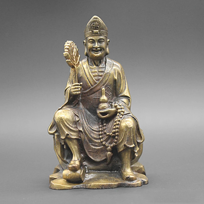 

Collection Chinese antique bronze ornaments of Jigong Buddha