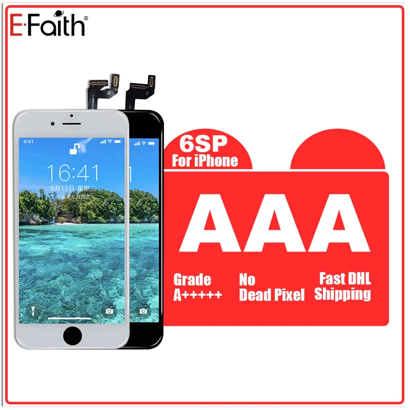 6SP Half Color AAA Фабрика EFaith 20 шт./лот 5,5 дюймов ЖК-дисплей для iPhone 6SP 7P 8P Plus ЖК-дисплей 3D сенсорный экран дигитайзер замена DHL - Цвет: 6SP Half Color AAA