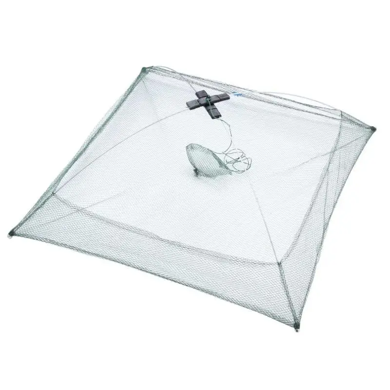 Усиленная Автоматическая рыболовная сеть с 4 20 отверстиями клетка для креветок