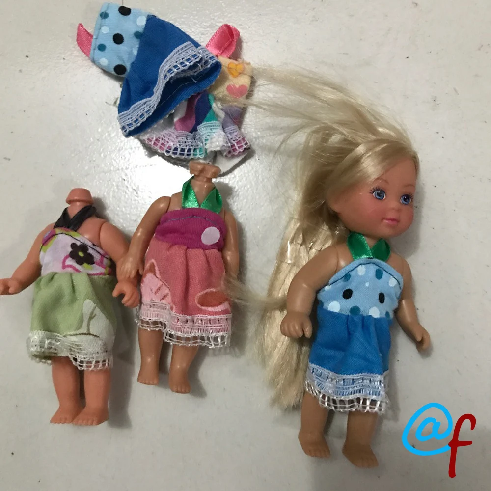 5 шт. оригинальная международная торговля мини кукла детская юбка см/2 &quot одежда