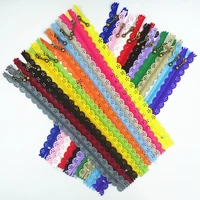 20pcs 20 50cm 8 20 inch diy 3lace nylon zipper for sewing tailor clothes and skirts 20 colors