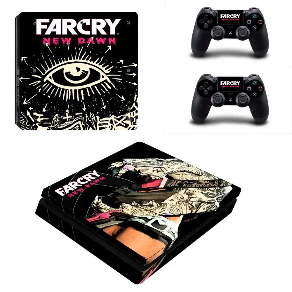 Наклейки FARCRY Far Cry New Dawn PS4 Slim наклейки s Play station 4 для PlayStation консоль и