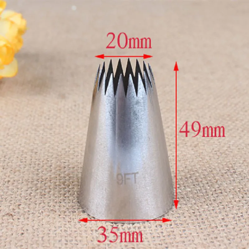 Большие Кондитерские насадки для глазировки # 9FT русские кондитерские украшение