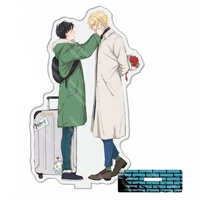 anime banana fish ash okumura eiji couple acrylic stand figure double sides desktop decoration collection model toy doll gifts