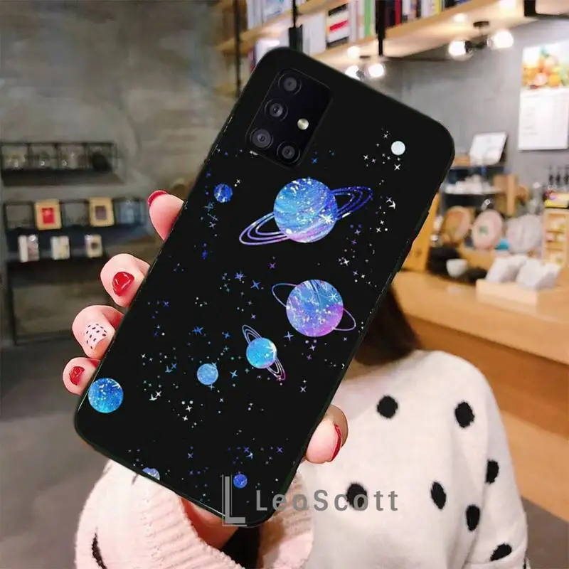 

space Travel plane Phone Cases For Samsung A50 A51 A71 A31 A21S S8 S9 S10 S20 S21 Plus Fe Ultra 4G 5G
