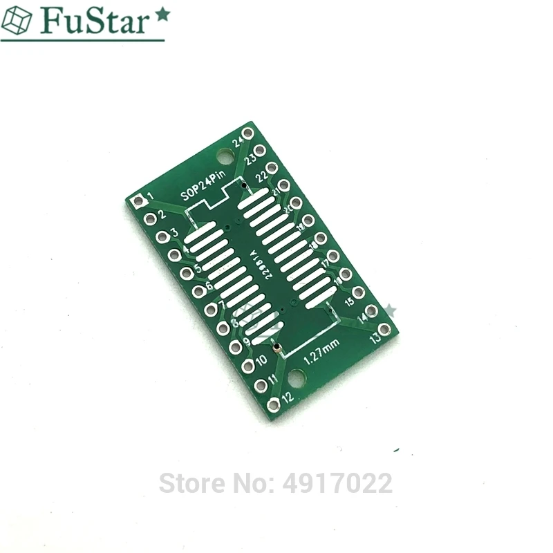 10 шт. SOP24 SSOP24 TSSOP24 к DIP24 печатная плата SMD для DIP 0 65 мм/1 27 мм до 2 54 Pin шаг