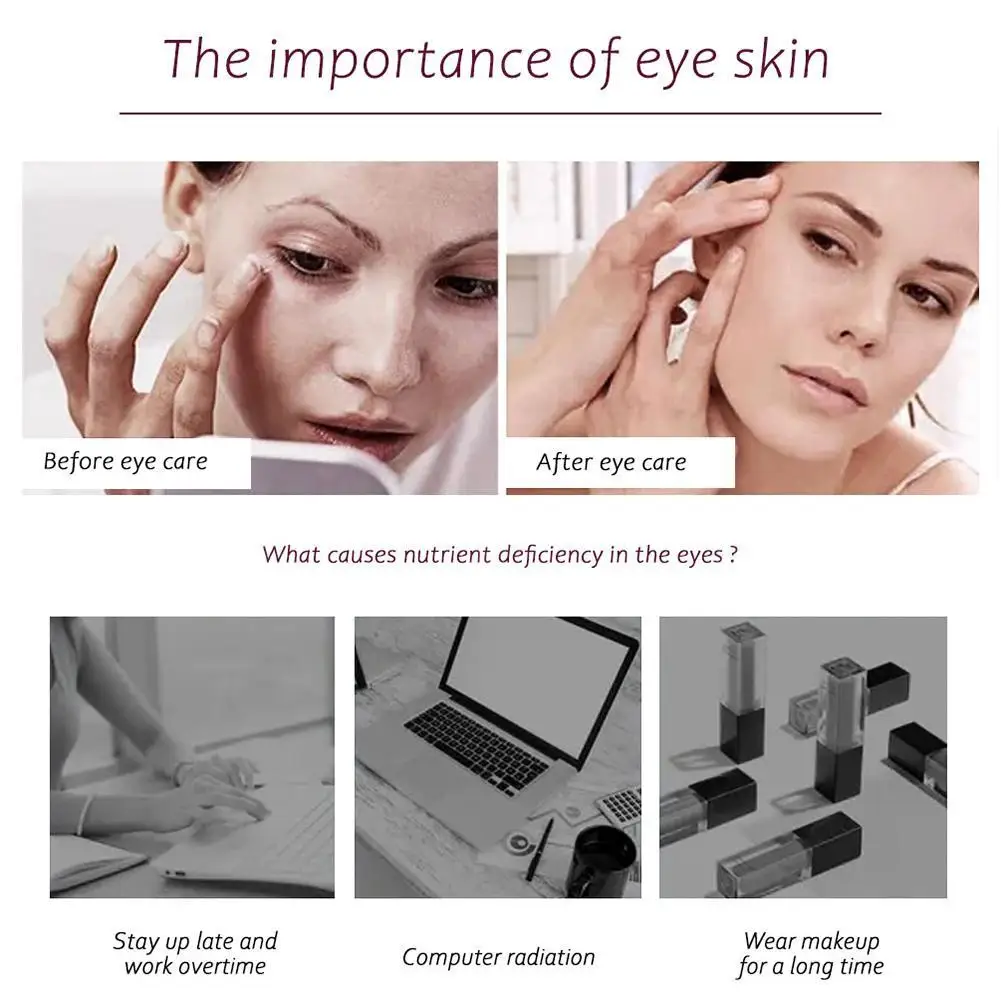 

30g Retinol Multi-Effect Eye Cream Firming Eye Cream Moisturizes Dark Circles Diminishes Lines Remove Puffiness Anti New Care