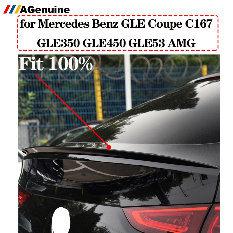 

Fit for Mercedes Benz GLE Coupe C167 GLE350 GLE450 GLE53 AMG rear bumper trunk spoiler rear back spoiler