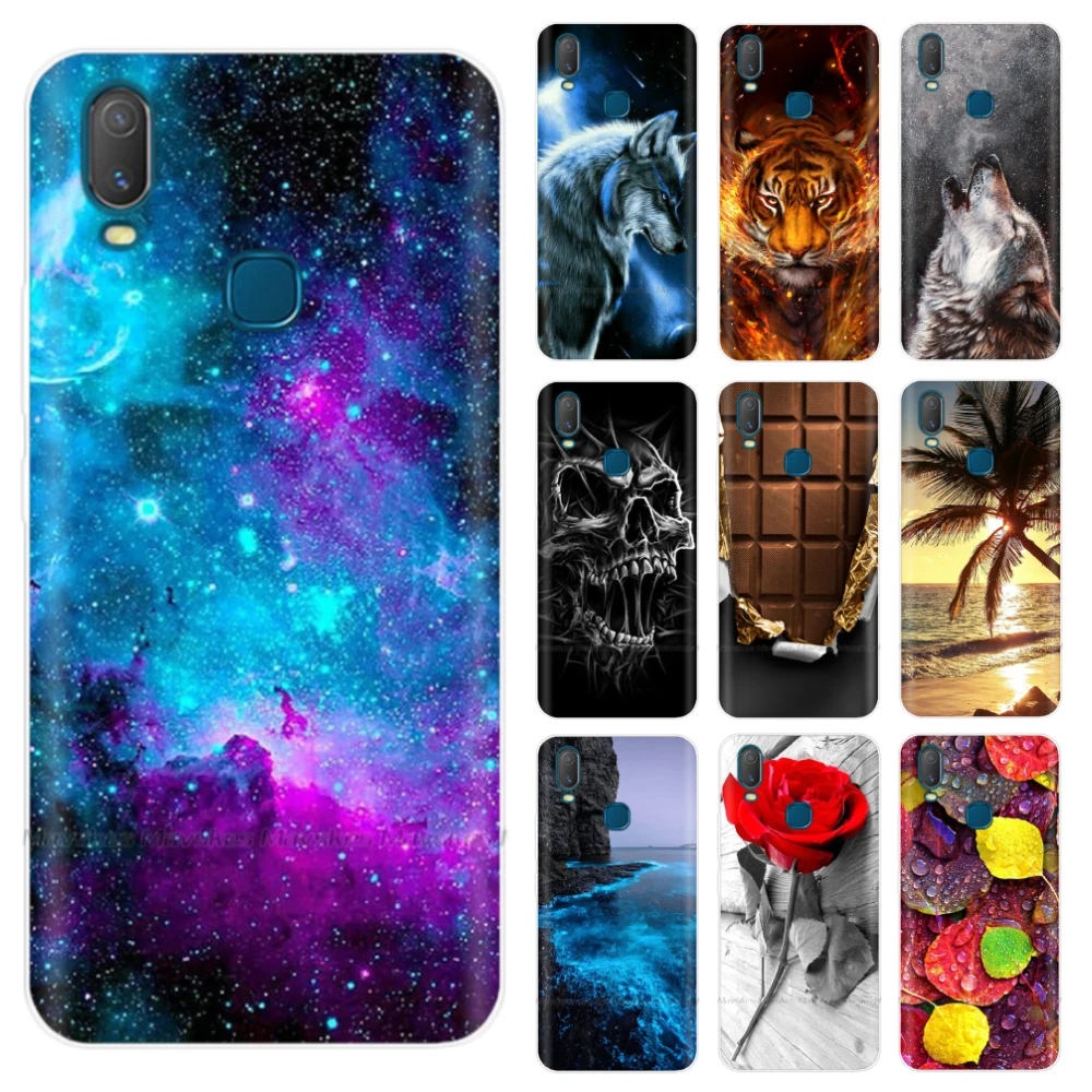 

Cartoon Phone Case For Vivo Y11 2019 Case Y11 Soft TPU Silicone Phone Shell For VIVO Y11 2019 Back Bags 6.35 inch Bumper Couqe