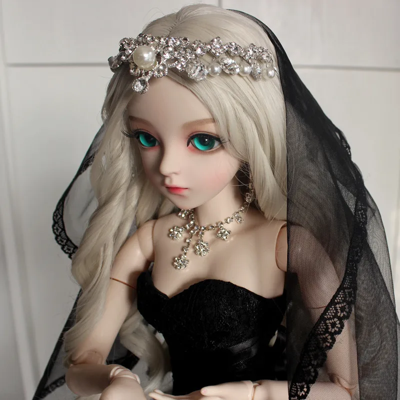 Кукла шарнирная для девочек 60 см 18 шарнирных подвижных 3D кукол с голубыми глазами