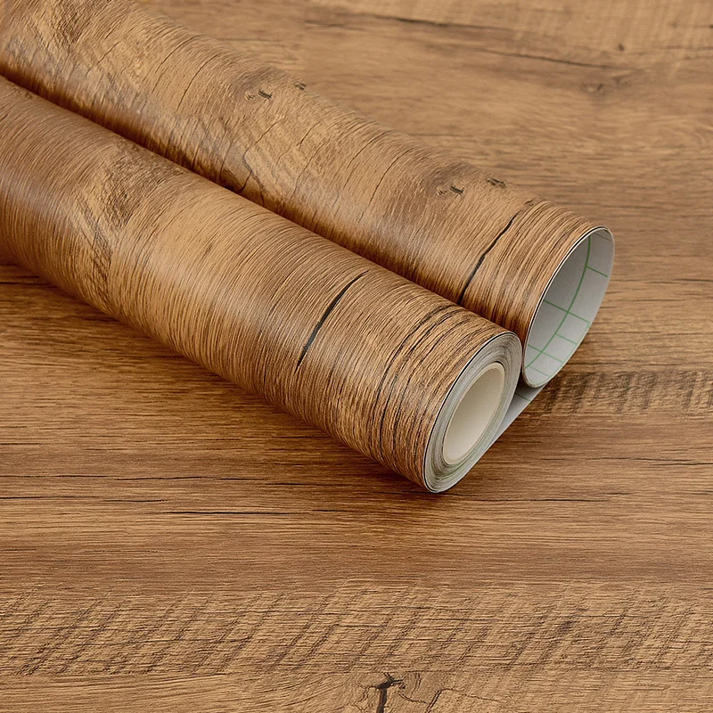 Винтажная самоклеящаяся настенная бумага 5 м водонепроницаемая виниловая пленка