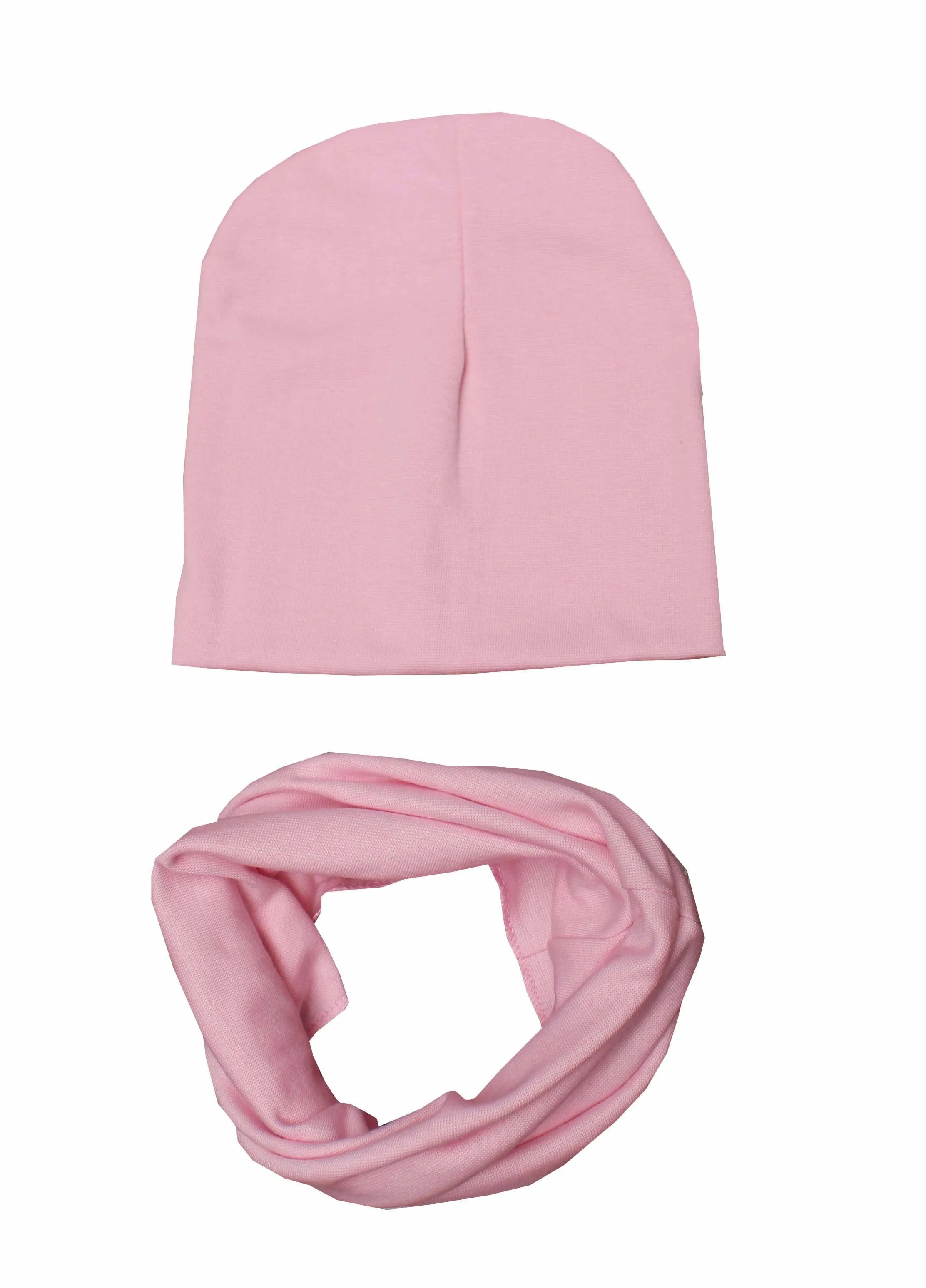 Шапка и шарф для мальчиков девочек вязаный крючком из хлопка 1 комплект | Детская