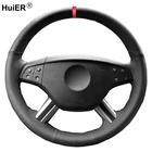 Ручное шитье чехол рулевого колеса автомобиля для Mercedes Benz W164 ML350 ML500 05-06 X164 GL450 2006-09 R500 R63AMG R350 R320 2007-2010