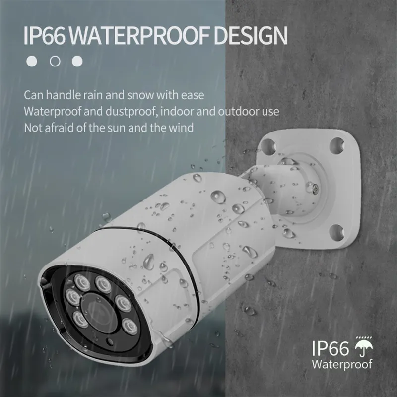 IP-камера видеонаблюдения GUUDGO 1080P 4 МП 5 PoE ночное видение H.265 | Безопасность и защита