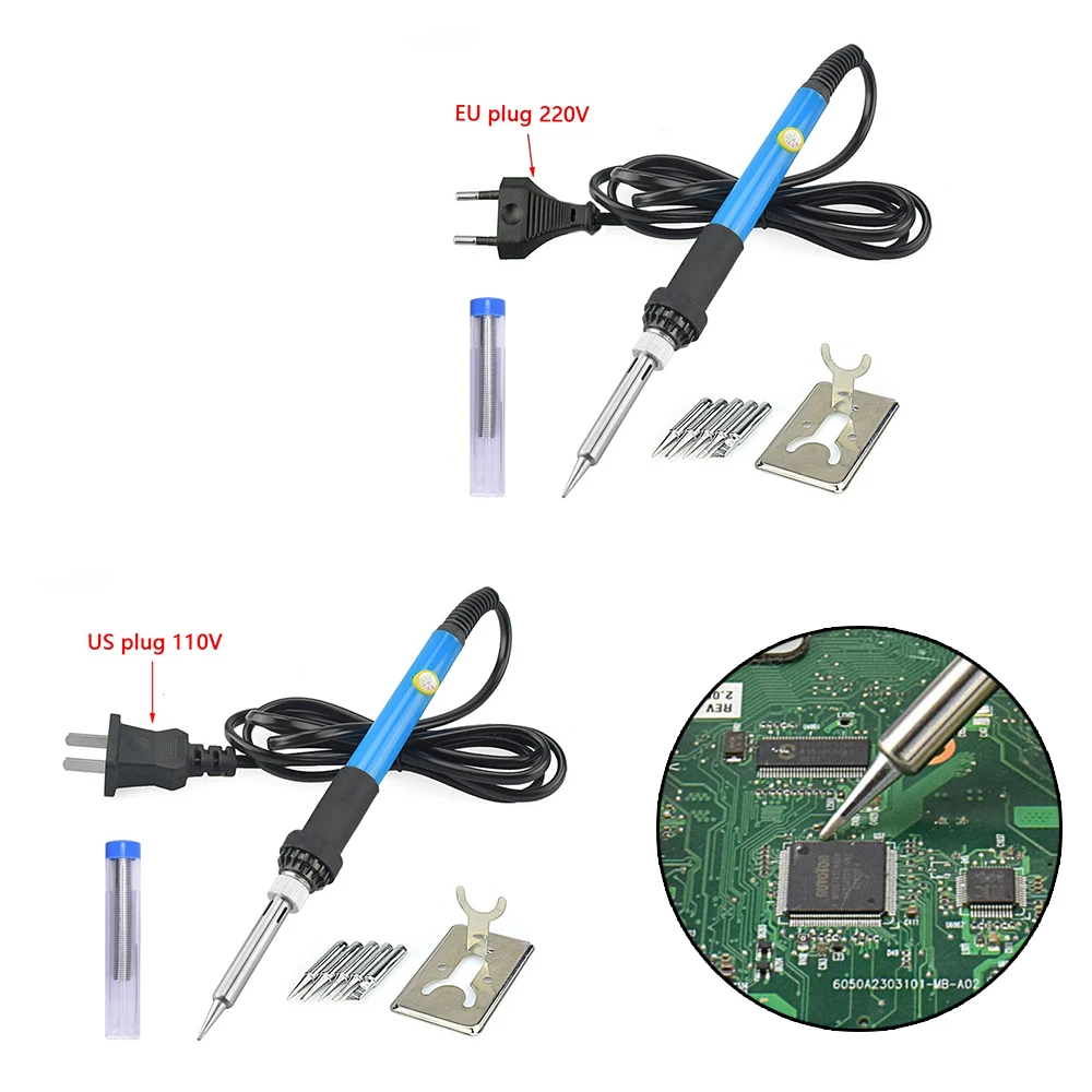 

60W Electric Soldering Iron Repair tool Soldering Iron Tip Solder Station