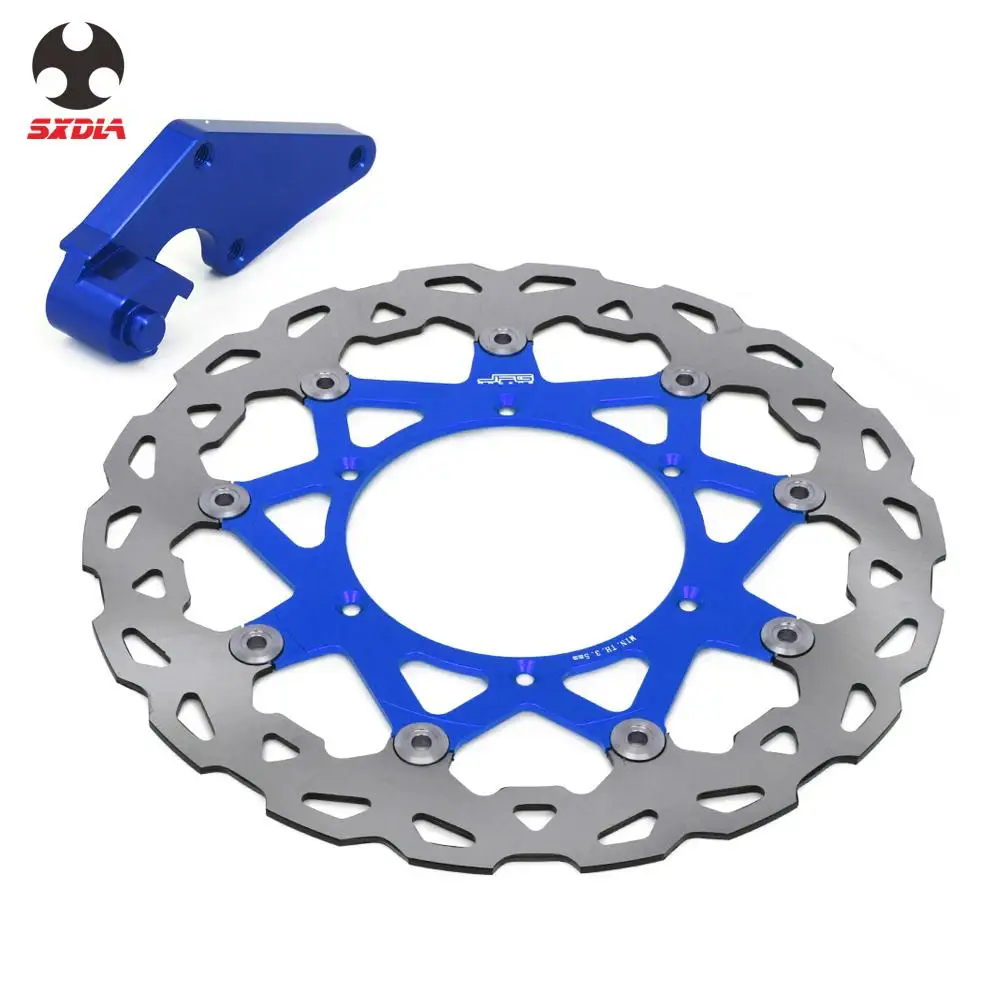 Мотоцикл 320 мм плавающие тормозные диски ротор с кронштейном для YAMAHA YZ250F 2007-2015 YZ450F