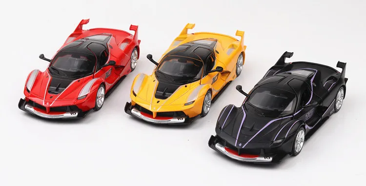 Новинка 1:32 Ferrarie сплав модель Diecasts Супер гоночный оттягивающийся автомобиль транспортные средства игрушки для детей подарки мальчик дропшиппинг HotWheel