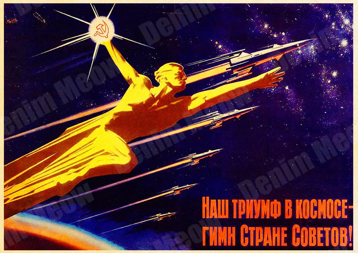 I Русские рекламные винтажные металлические жестяные вывески, бар клуб кафе, паб, домашний декор, космическая гонка, настенные художественные плакаты, CCCP, доска MN146 - Цвет: I