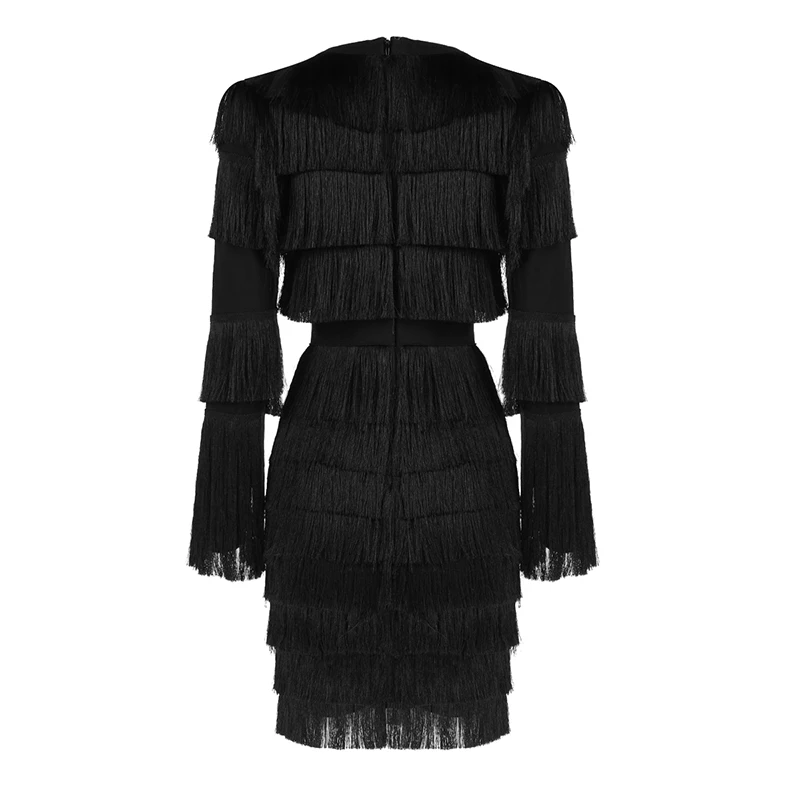 Женское платье с кисточками Белое Облегающее Платье из вискозы v образным