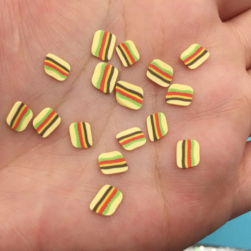 Полимерная Горячая глина 50 г рисунок мультяшная собака рыба обезьяна сыр бургеры