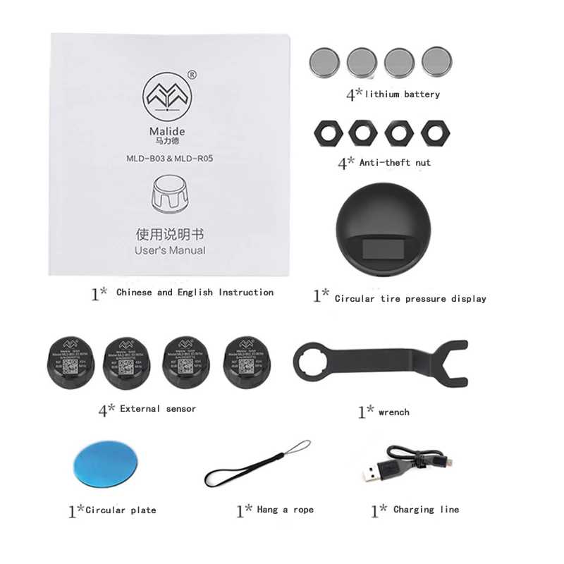 

Новый монитор давления в шинах Bar/Psi-это универсальный внешний беспроводной датчик давления в шинах и температуры в шинах TPMS