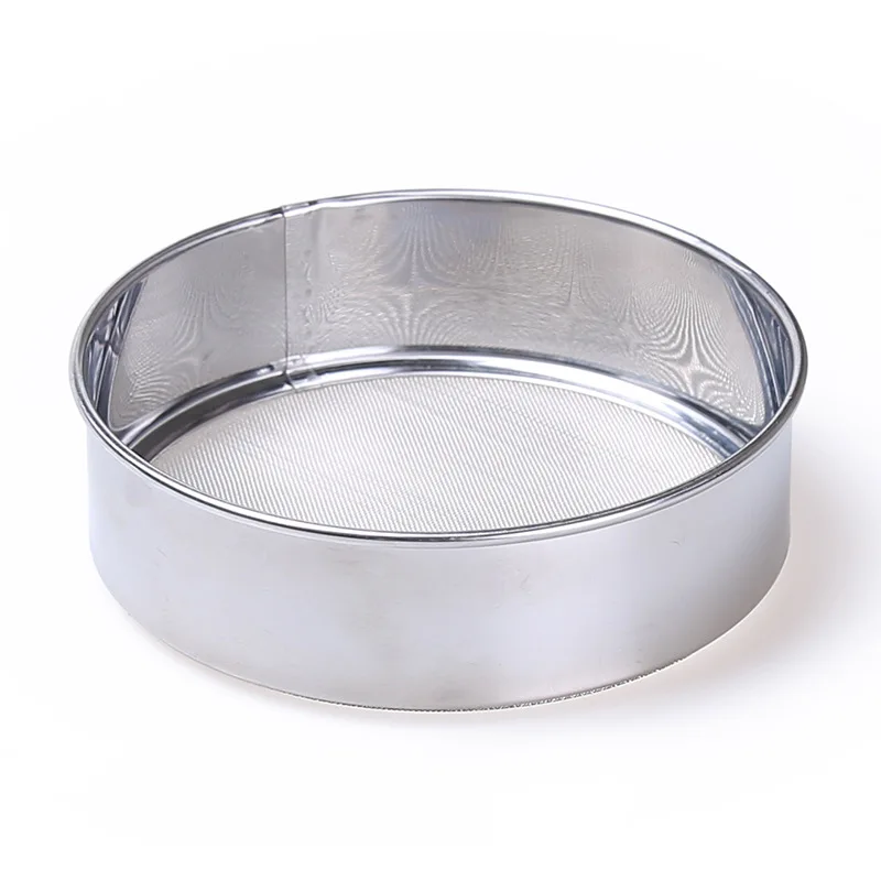 Высококачественное сито для муки из нержавеющей стали мелкая сетка ручное