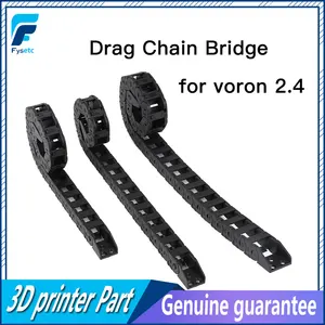 fysetc bridge drag chain plastic cable transmission chains towline opening type wire chains 3d printer parts free global shipping