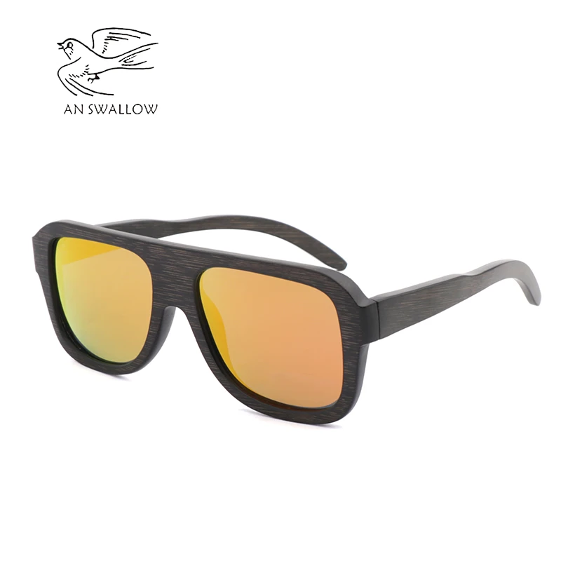 Экологически чистые и классические солнцезащитные очки из бамбука дерева: