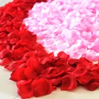 1000 шт. 5*5 см Искусственный лепесток розы Искусственные цветы Шелковые лепестки для съемки посвященной дню Святого Валентина Свадебный цветок украшение аксессуары