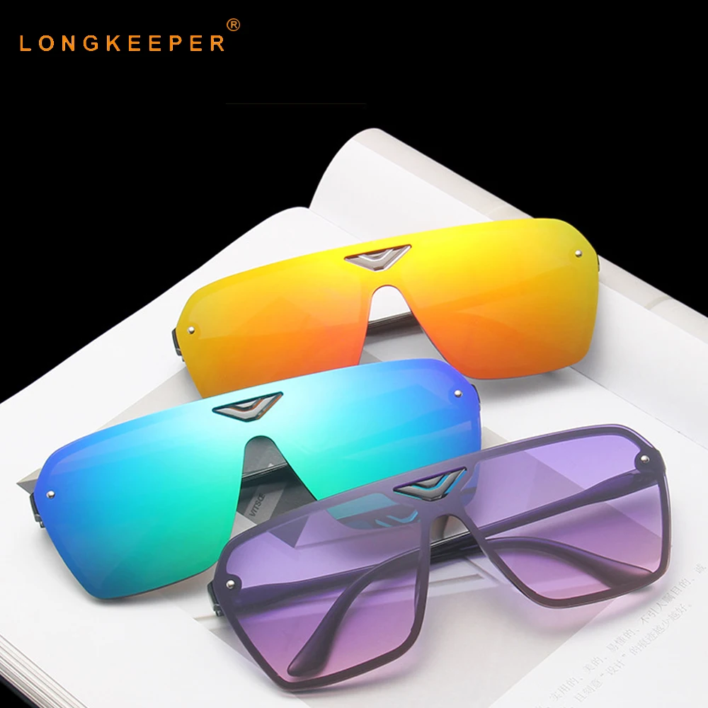 Солнцезащитные очки LongKeeper в стиле оверсайз для мужчин и женщин классические