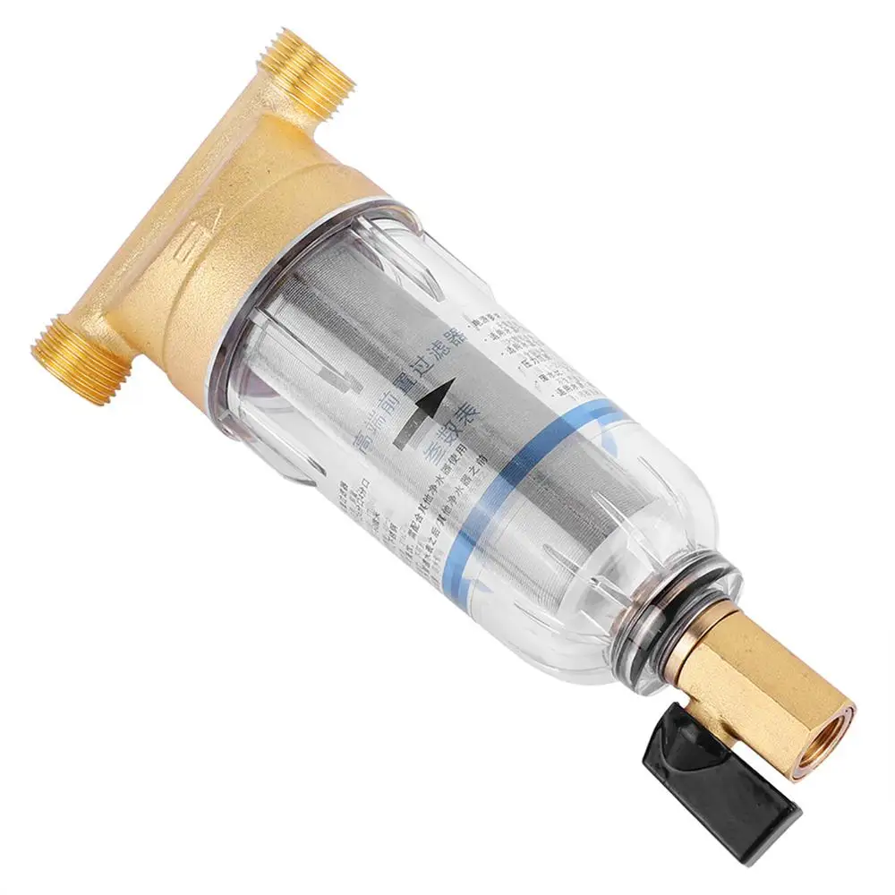 Фильтры для воды передний очиститель медь кухни ванной комнаты предварительно