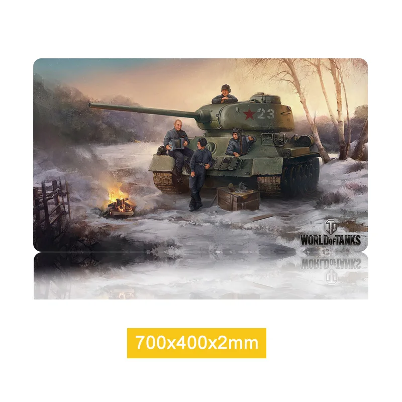 

70X40cm World of Tanks Mouse Pad Large Locking Edge Mousepad Anime Gaming Gamer Rubber Computer Mouse Pad For CS GO