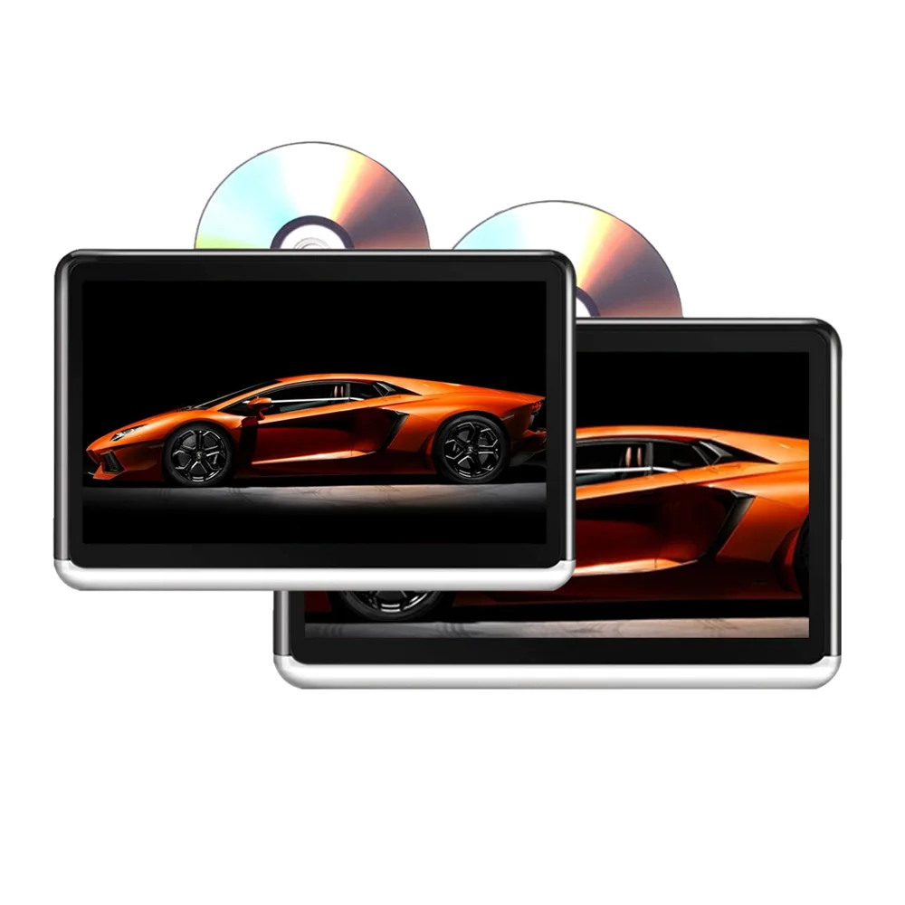 1Pair 10.1 Inch Евсюков 10,1 дюймов сенсорный экран android 6,0 подголовник монитор Wi-Fi bluetooth Радио 1080P HDMI sd-карт usb-камера с флеш-картой памяти dvd плеер тесто опционально - Цвет: 1Pair 10.1 Inch