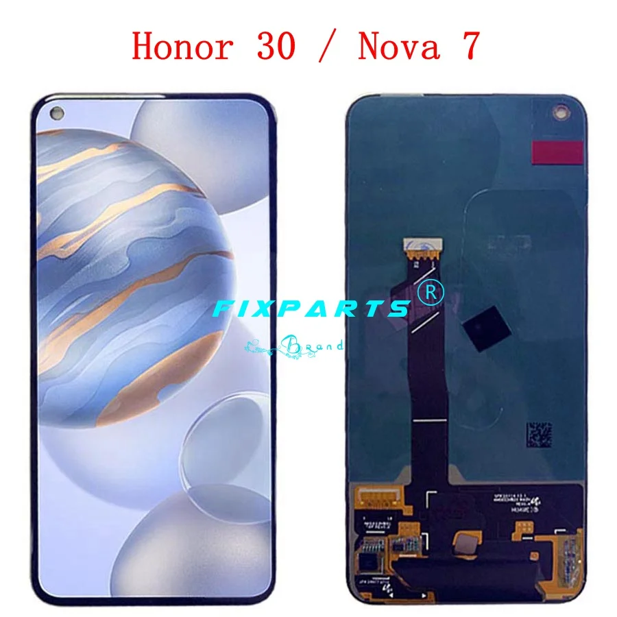 Оригинальный 6 53 &quotдисплей для Huawei Honor 30 LCD Pro дисплей сенсорный экран дигитайзер