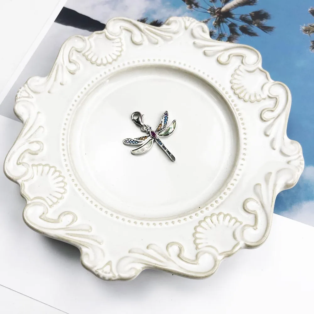 Красочная подвеска в виде стрекозы 2020 Весенняя мода новые винтажные ювелирные
