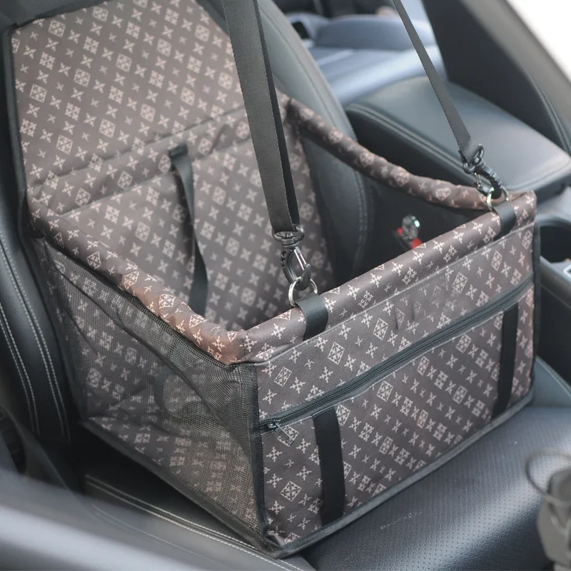 

Travel Dog Car Carrier Seat Cover Folding Hammock Pet Carriers Bag Carrying For Dogs Cats Transportin Pet Basket Waterproof