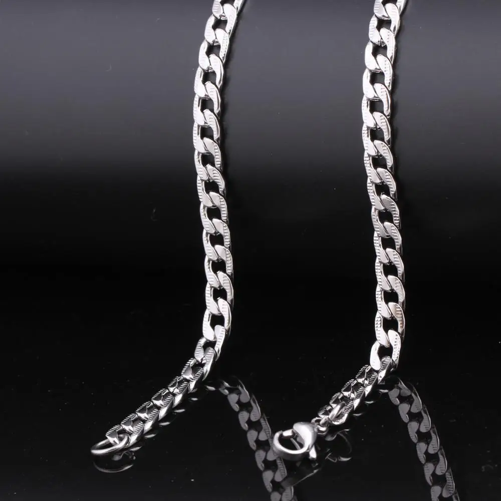 Женская Длинная цепочка из нержавеющей стали 24 дюйма|chain necklace|necklace wholesalenecklace for men |