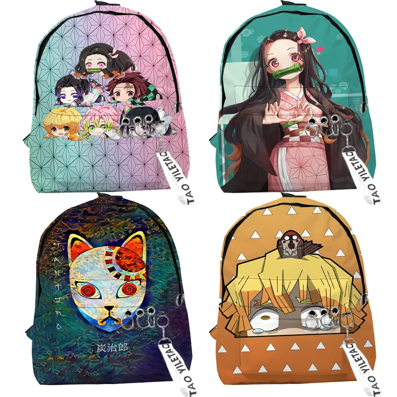 

Students Demon Slayer 3D Print Backpacks Boys Girls Anime Bookbags Children School Bags Unisex Bagpacks Kids Rucksack Mochila