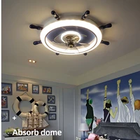 new led ceiling fans with lights for baby room boys girls bedroom cartoon ceiling fan lamp for kindergarten classroom