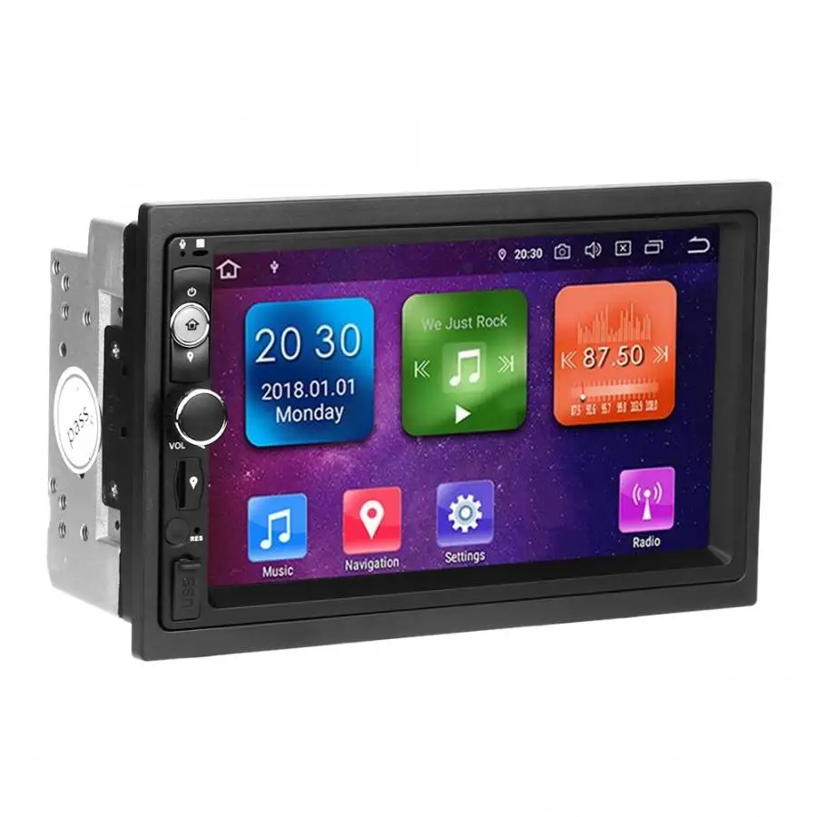 7 дюймов 4 Гб + 64 Сенсорный экран автомобильный gps Навигация DVD Wifi радио стерео