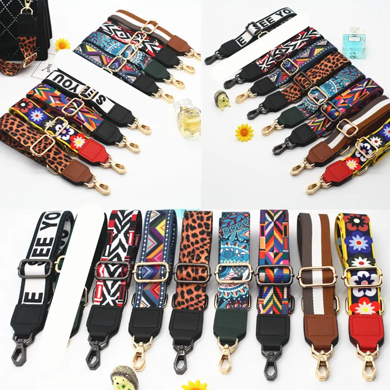 Цветные ремешки для сумок в полоску аксессуары сделай сам сменные длинные с