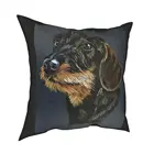 Наволочка в стиле такса с твердой щетиной, Полиэстеровые диванные подушки для сосисок, собак, любимых, винтажные, домашний декор