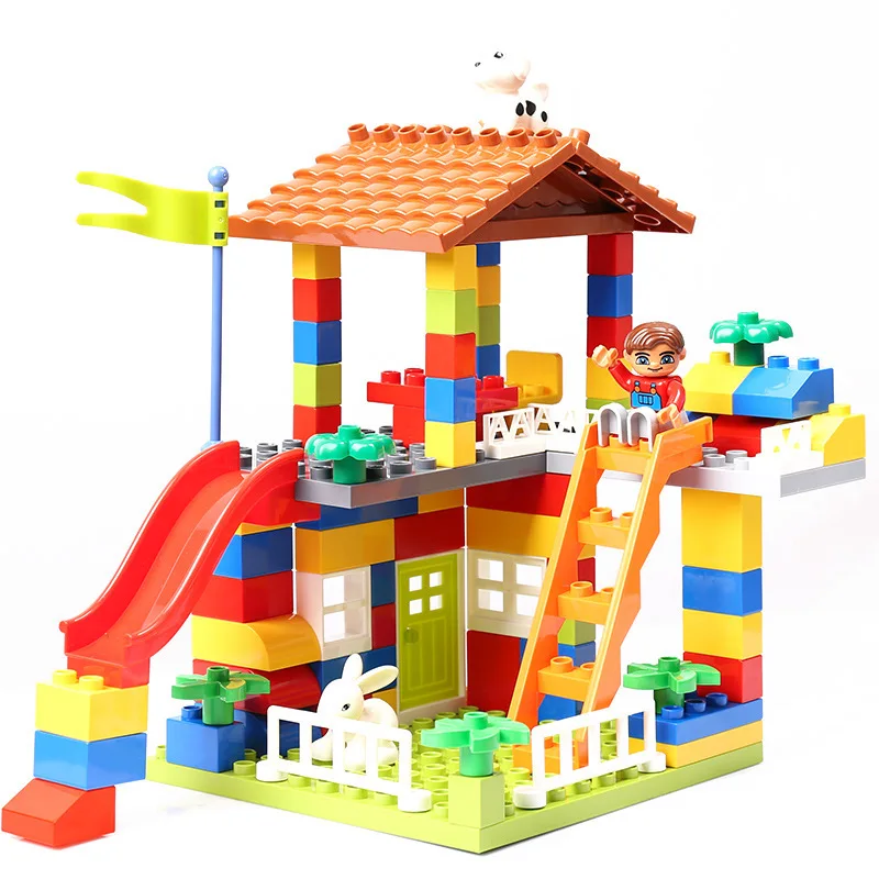 2020 новые игрушки и хобби блоки duplos дом marble run legoINGlys duplo набор | Игрушки