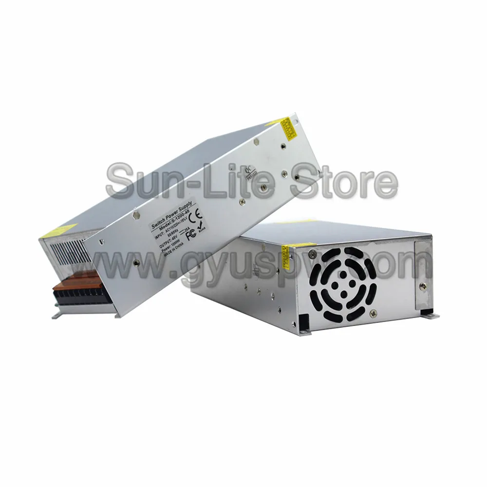 Переменный импульсный источник питания DC 48V 25A 1200W светильник ing трансформатор AC
