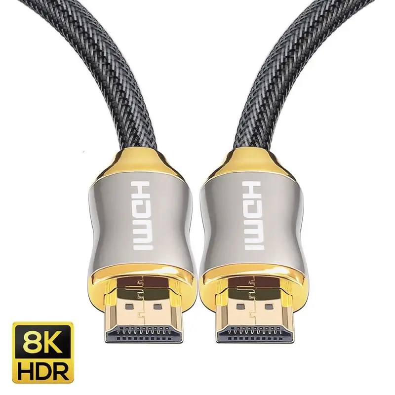 1 м 5 2 3 HD 8K 144 Гц кабель высокоскоростной 1080P 3D позолоченный HDMI совместимый для HDTV