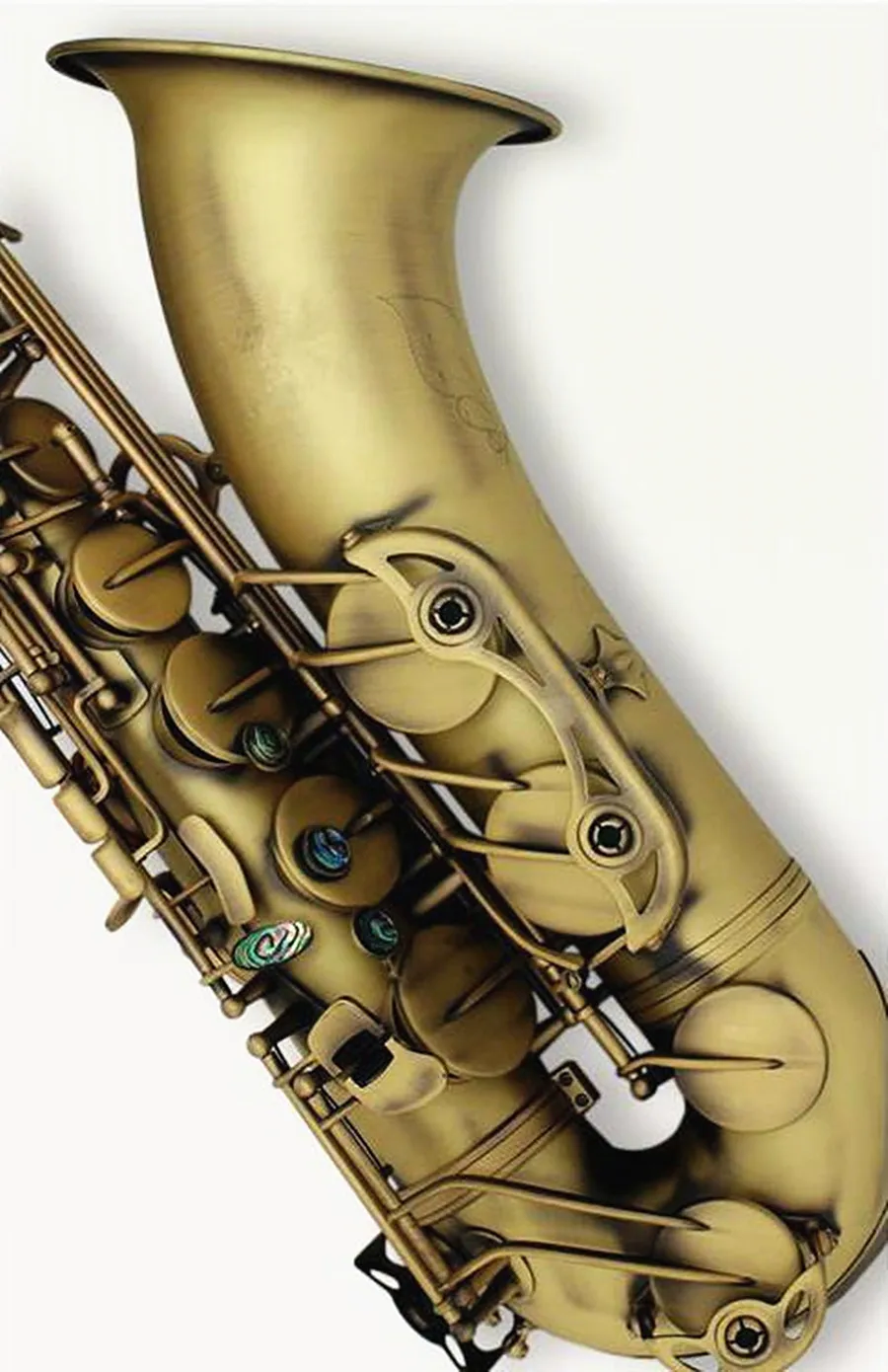 Профессиональный латунный тенор-саксофон Bb античная медь морской музыкальный